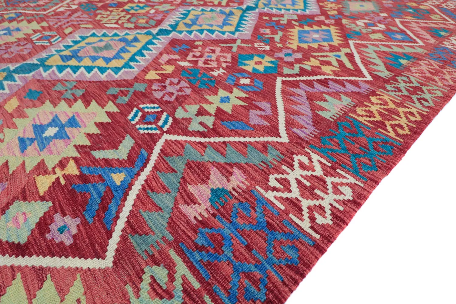 Orientalsk Tæppe - Vegi Kelim Hand Woven - 161 x 243 cm