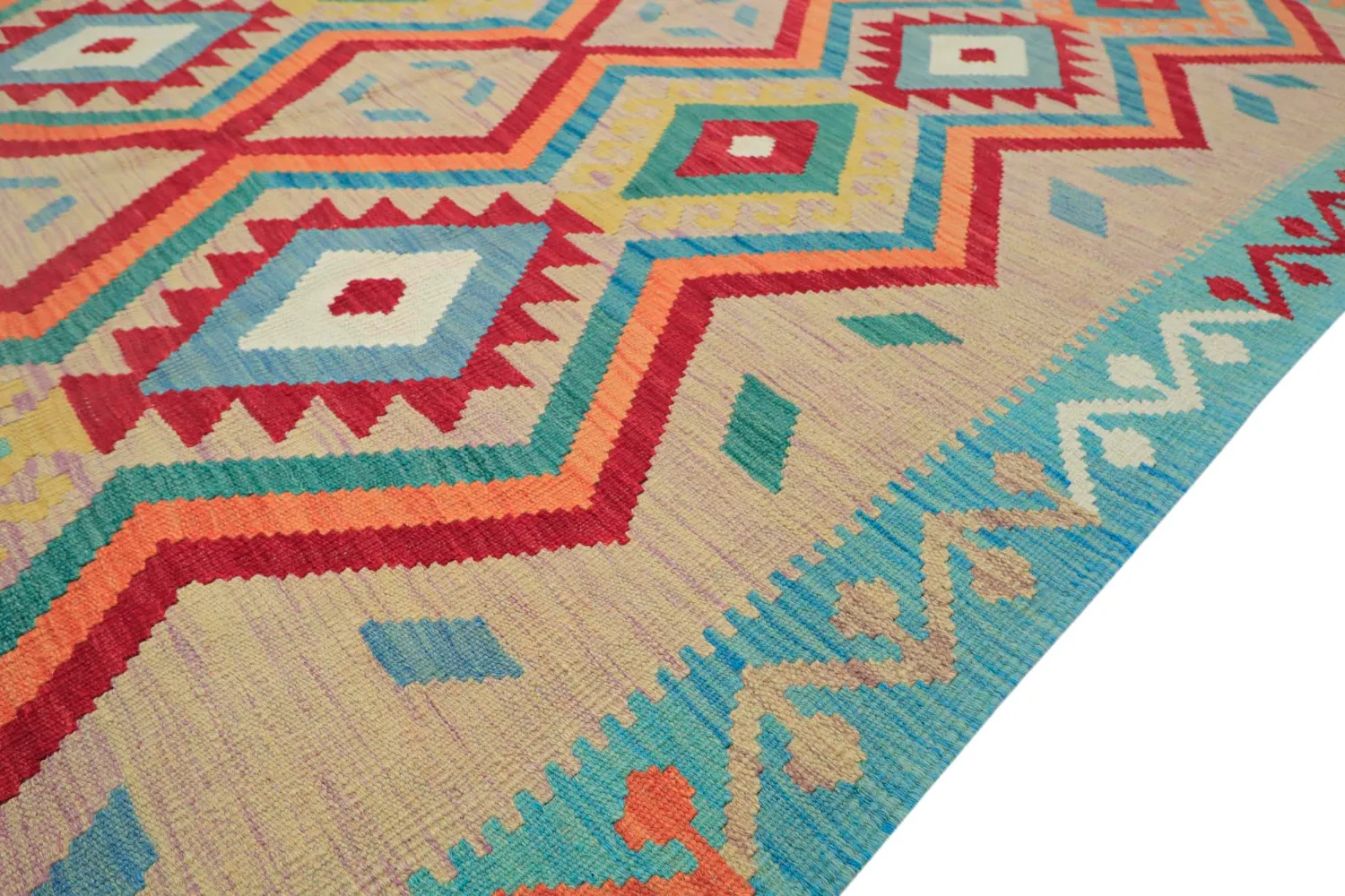 Orientalsk Tæppe - Vegi Kelim Hand Woven - 175 x 247 cm