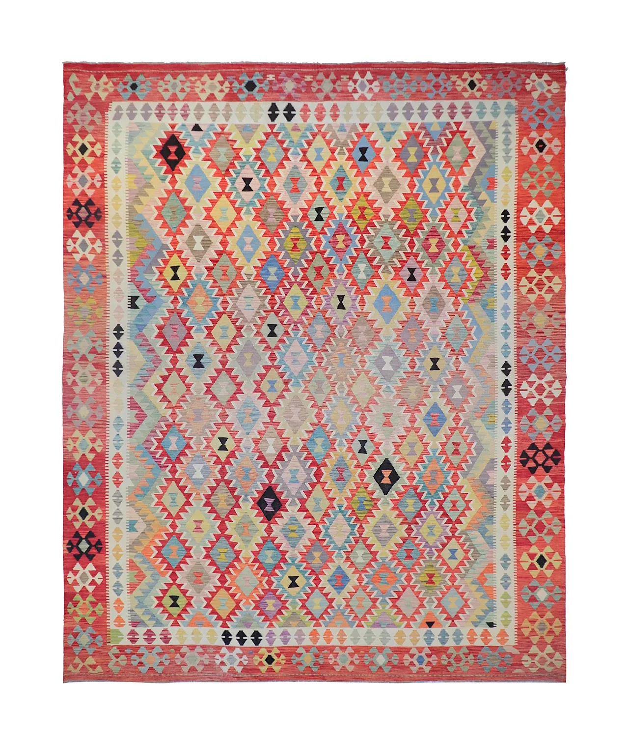 Orientalsk Tæppe - Vegi Kelim Hand Woven - 323 x 415 cm