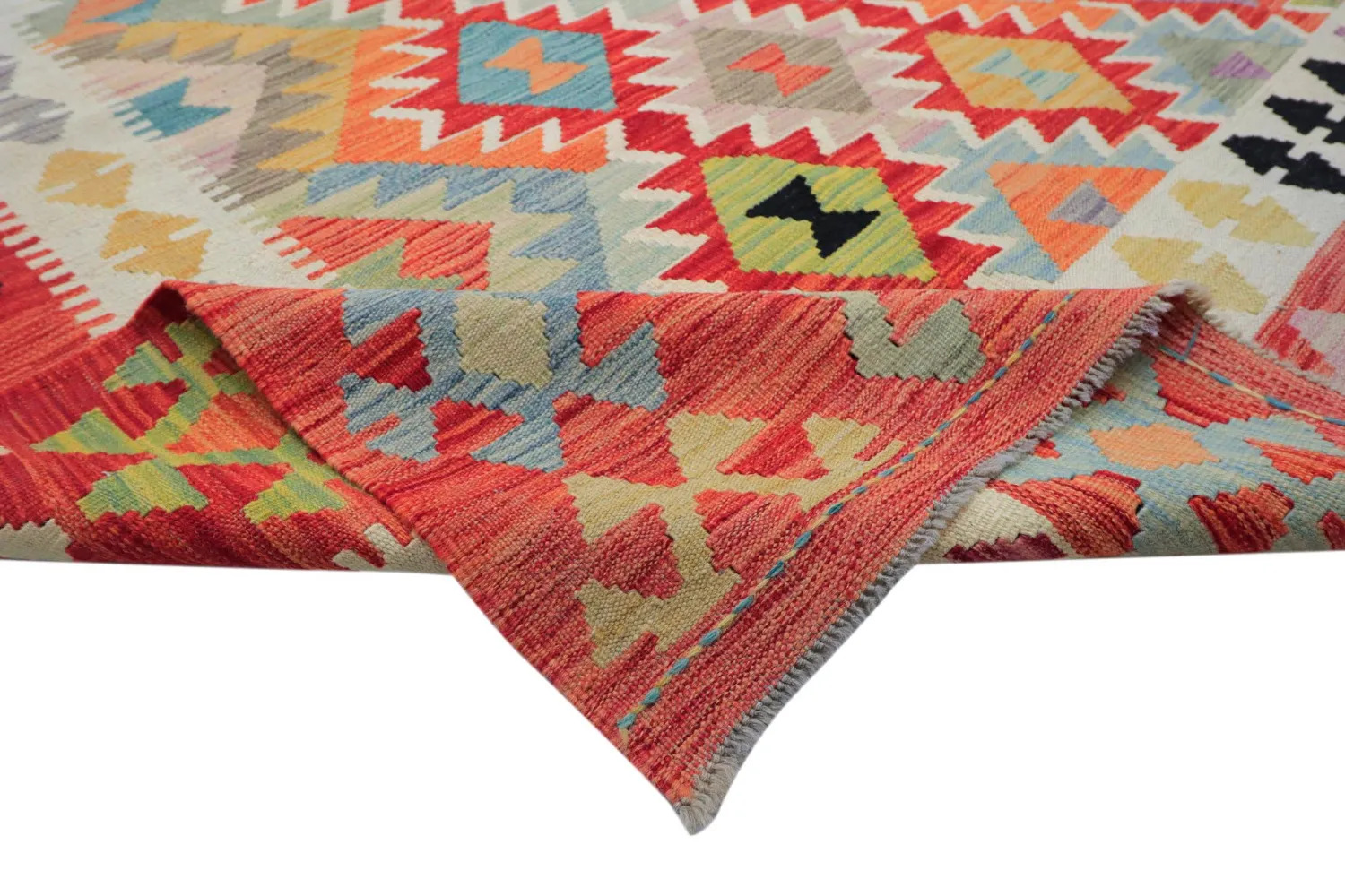Orientalsk Tæppe - Vegi Kelim Hand Woven - 323 x 415 cm