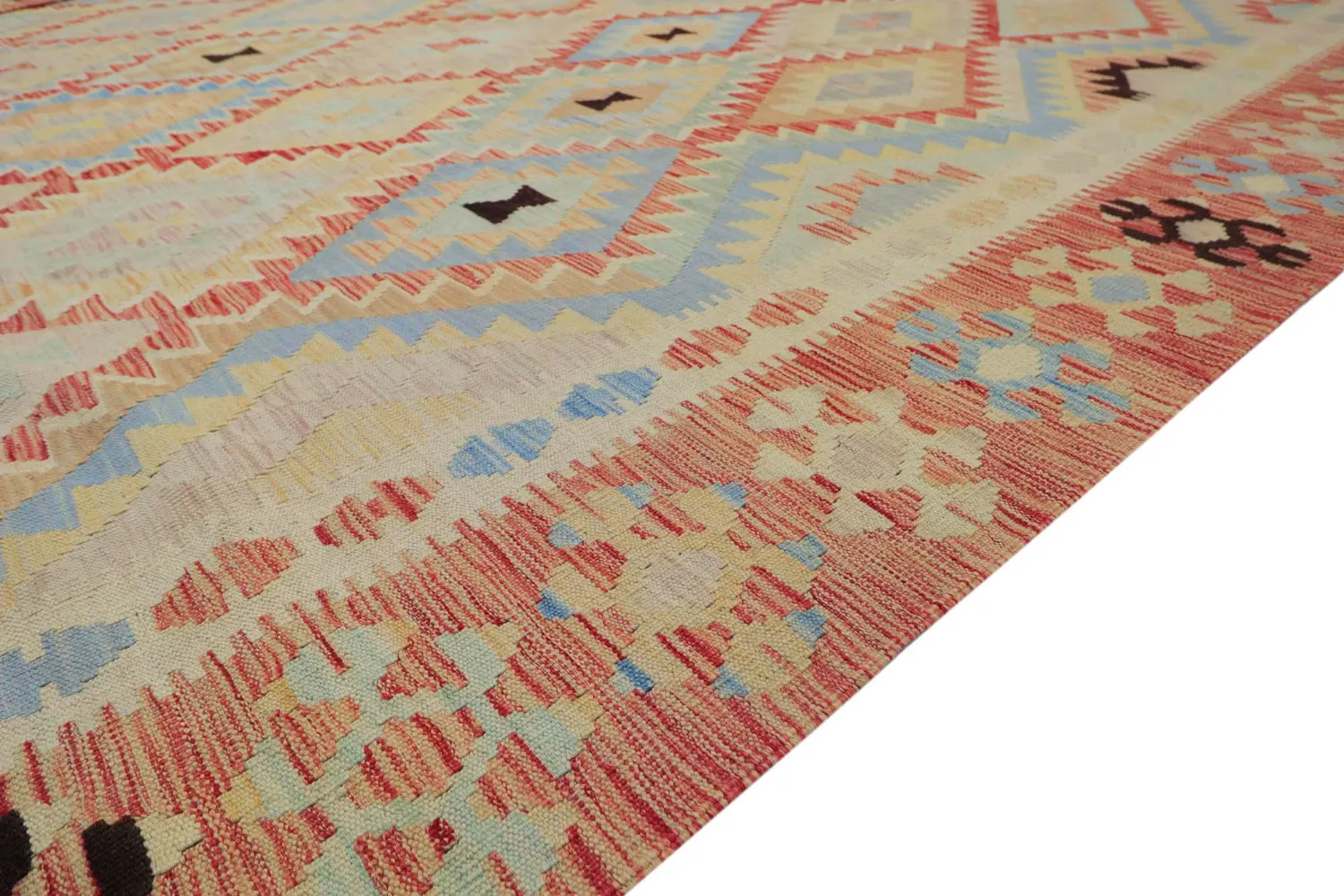 Orientalsk Tæppe - Vegi Kelim Hand Woven - 313 x 427 cm