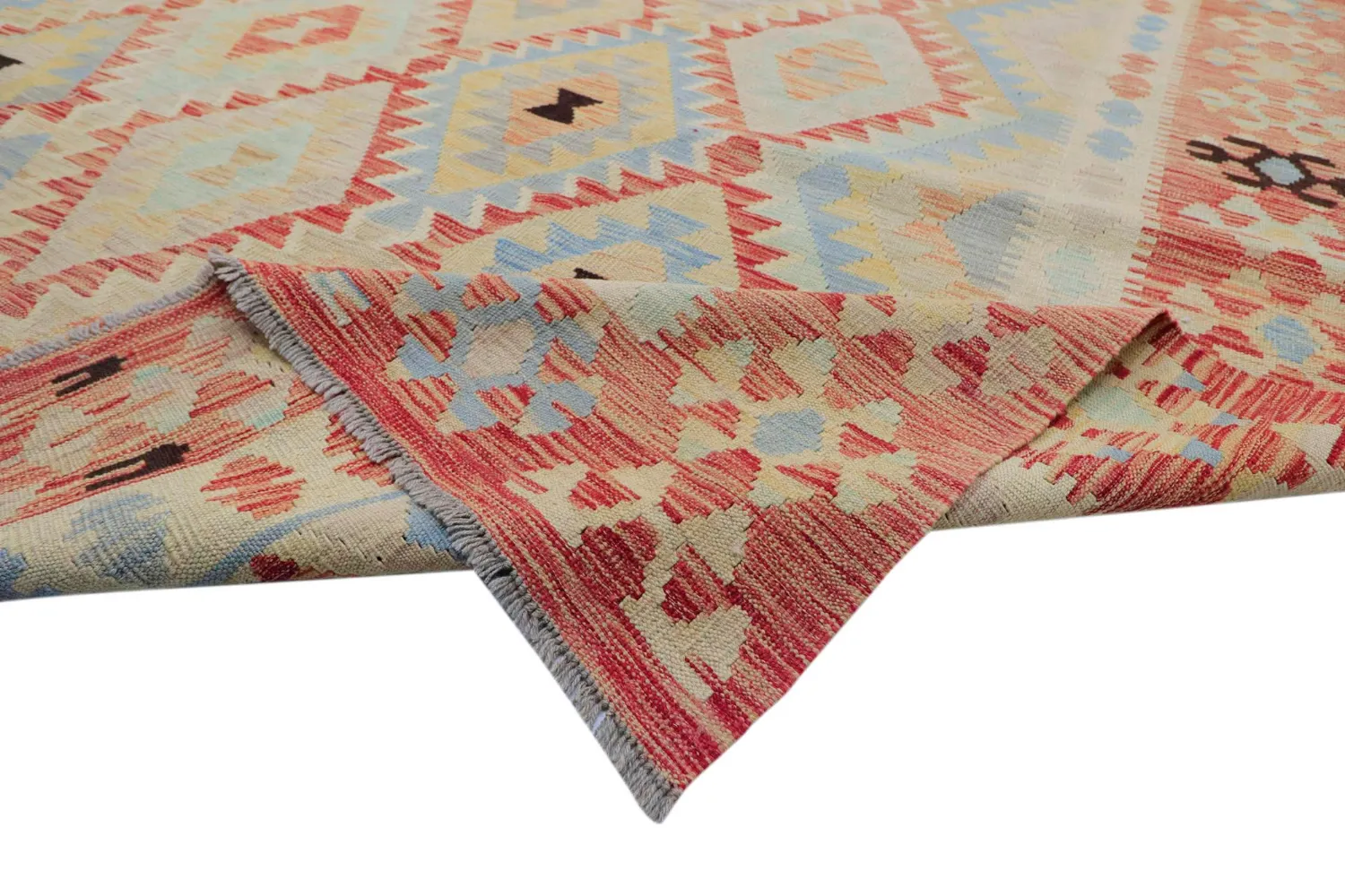 Orientalsk Tæppe - Vegi Kelim Hand Woven - 313 x 427 cm