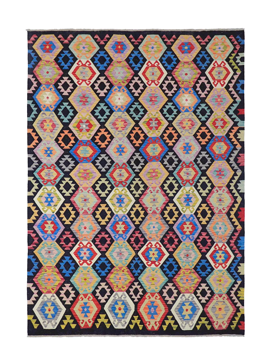 Orientalsk Tæppe - Vegi Kelim Hand Woven - 204 x 294 cm