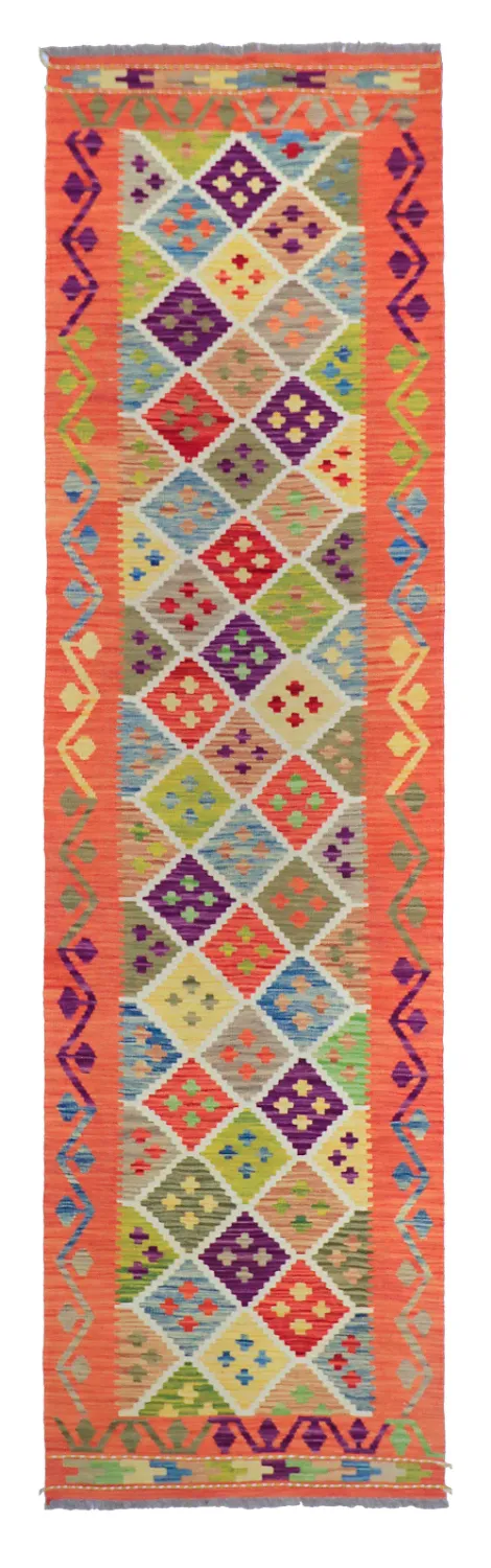 Orientalsk Tæppe - Vegi Kelim Hand Woven - 79 x 298 cm