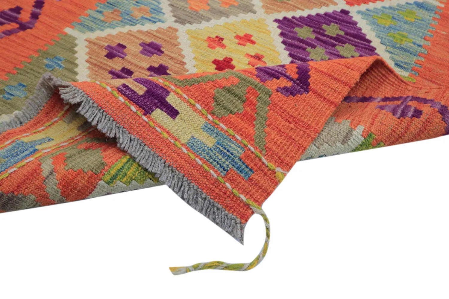 Orientalsk Tæppe - Vegi Kelim Hand Woven - 79 x 298 cm