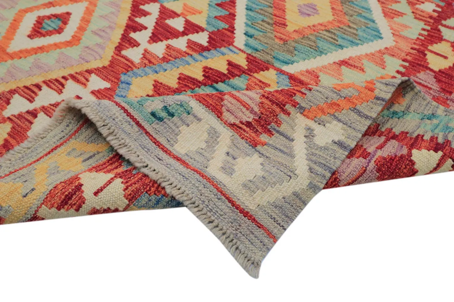 Orientalsk Tæppe - Vegi Kelim Hand Woven - 200 x 286 cm