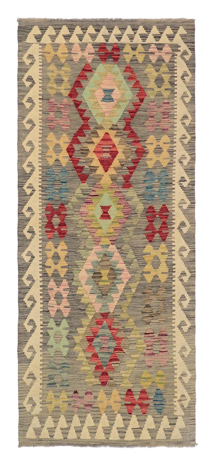 Orientalsk Tæppe - Vegi Kelim Hand Woven - 81 x 199 cm