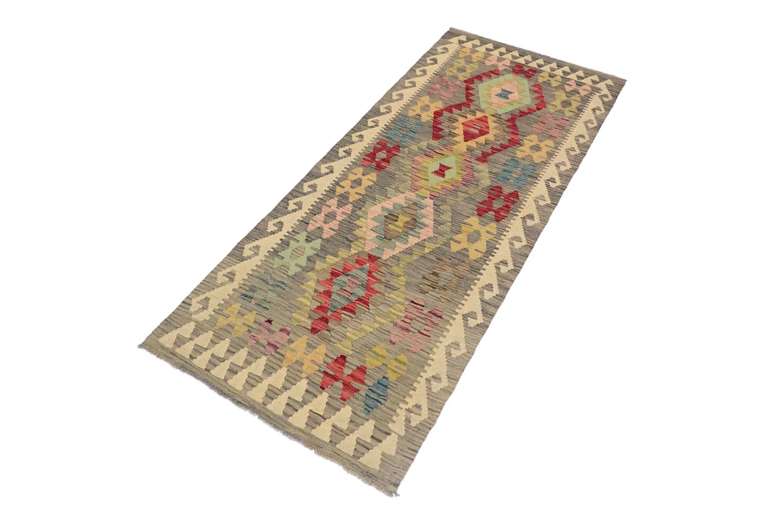 Orientalsk Tæppe - Vegi Kelim Hand Woven - 81 x 199 cm