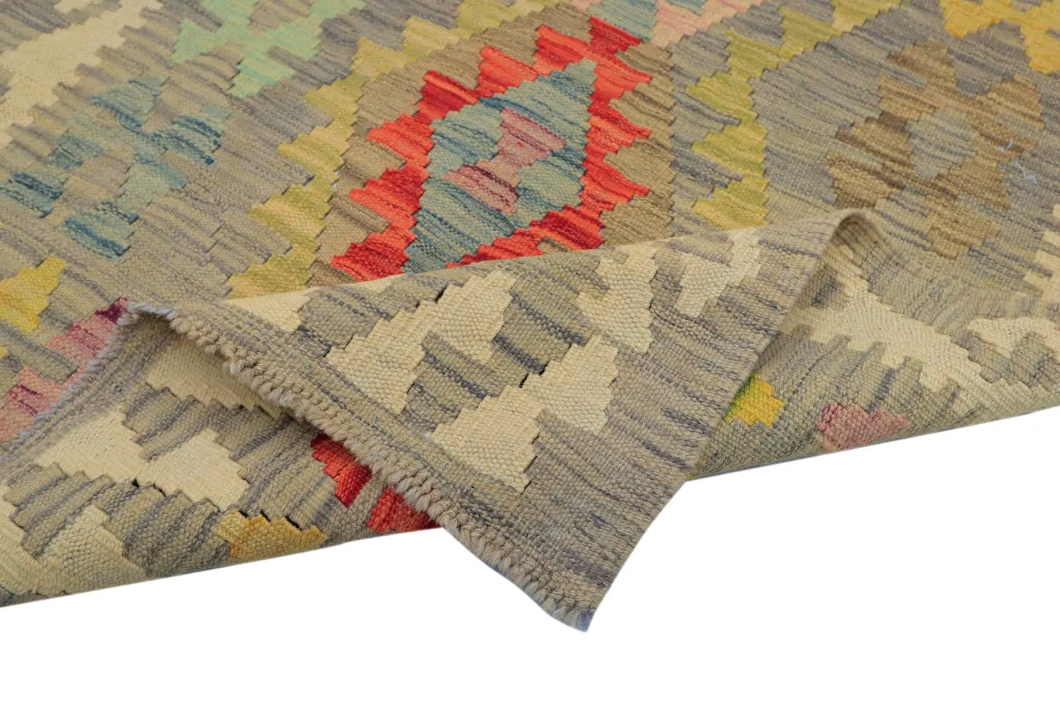 Orientalsk Tæppe - Vegi Kelim Hand Woven - 81 x 199 cm