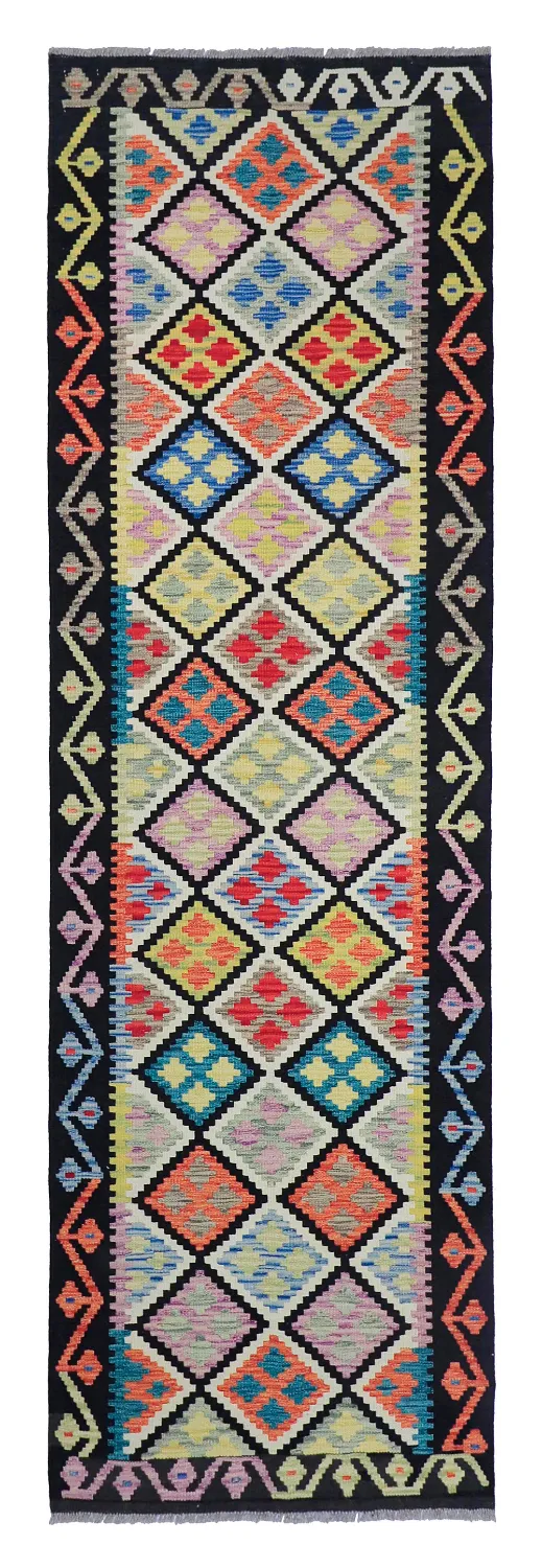 Orientalsk Tæppe - Vegi Kelim Hand Woven - 80 x 268 cm