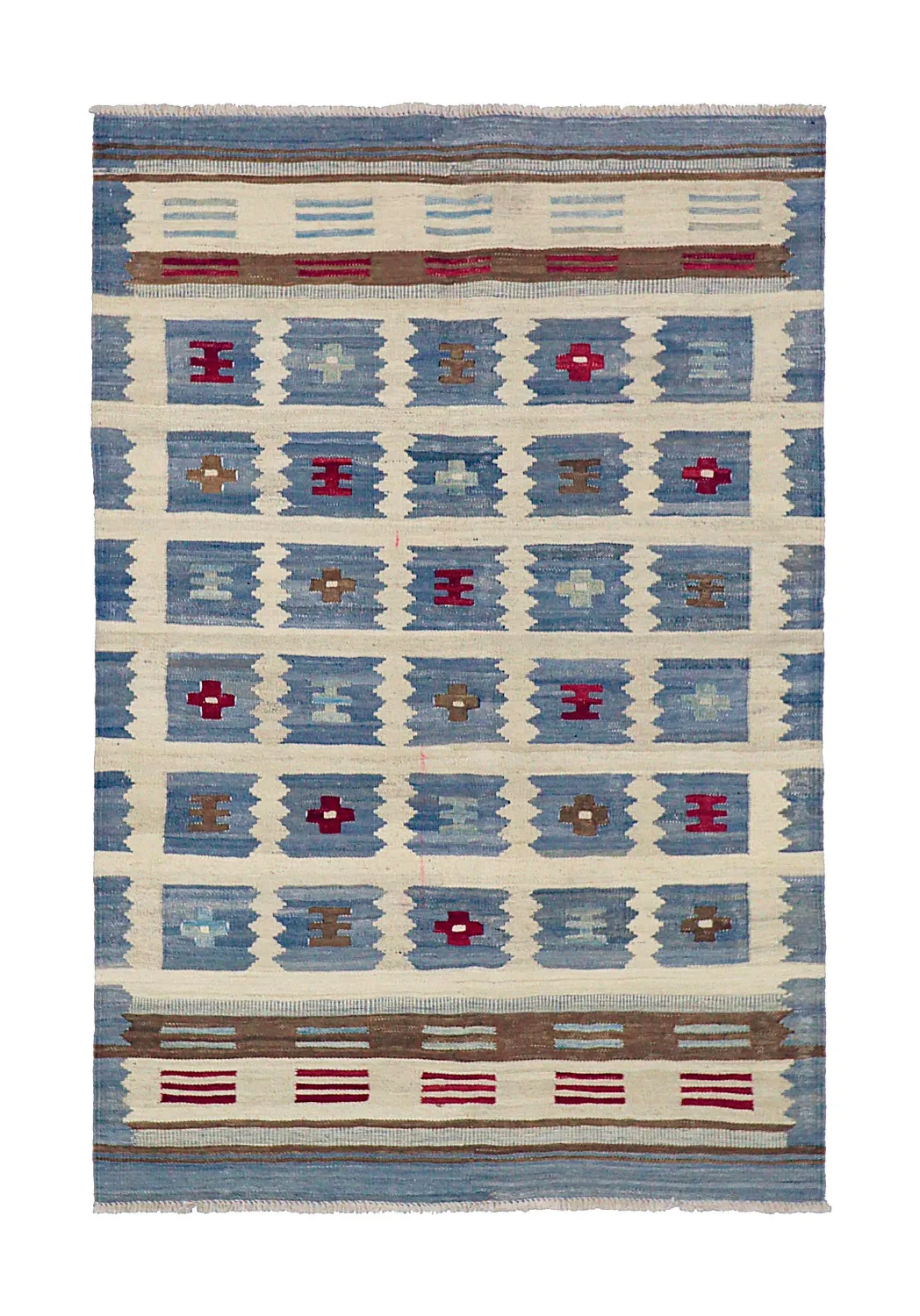 Orientalsk Tæppe - Vegi Kelim Hand Woven - 98 x 151 cm
