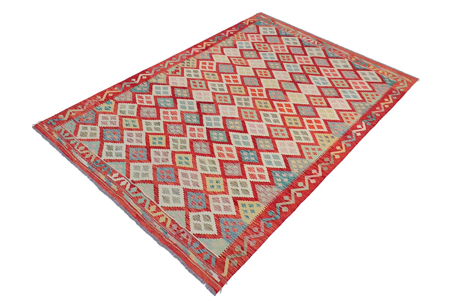 Orientalsk Tæppe - Vegi Kelim Hand Woven - 174 x 250 cm