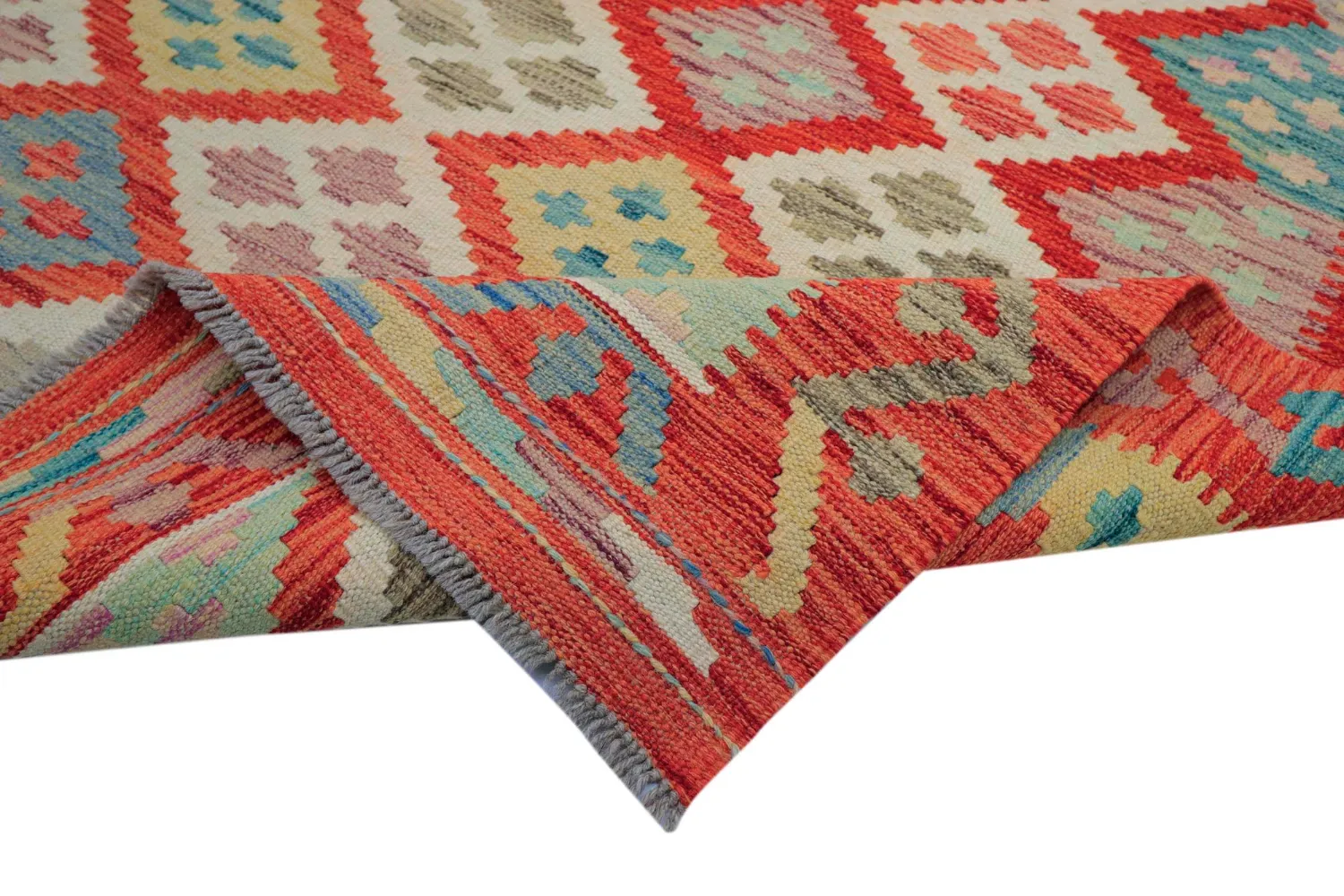 Orientalsk Tæppe - Vegi Kelim Hand Woven - 174 x 250 cm