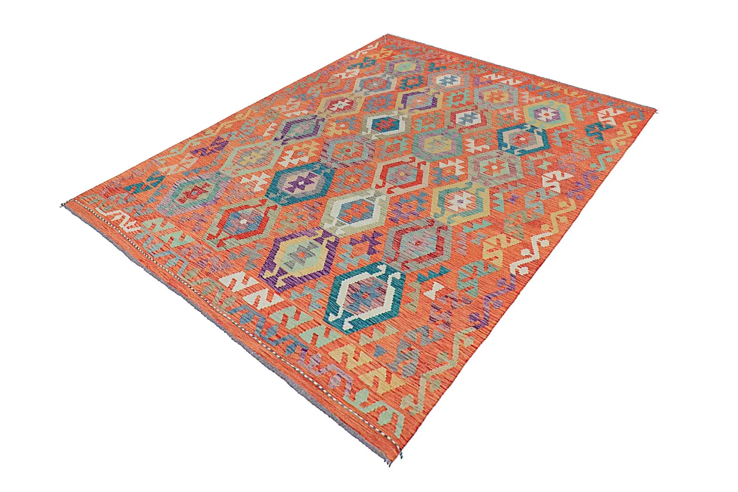 Orientalsk Tæppe - Vegi Kelim Hand Woven - 183 x 240 cm