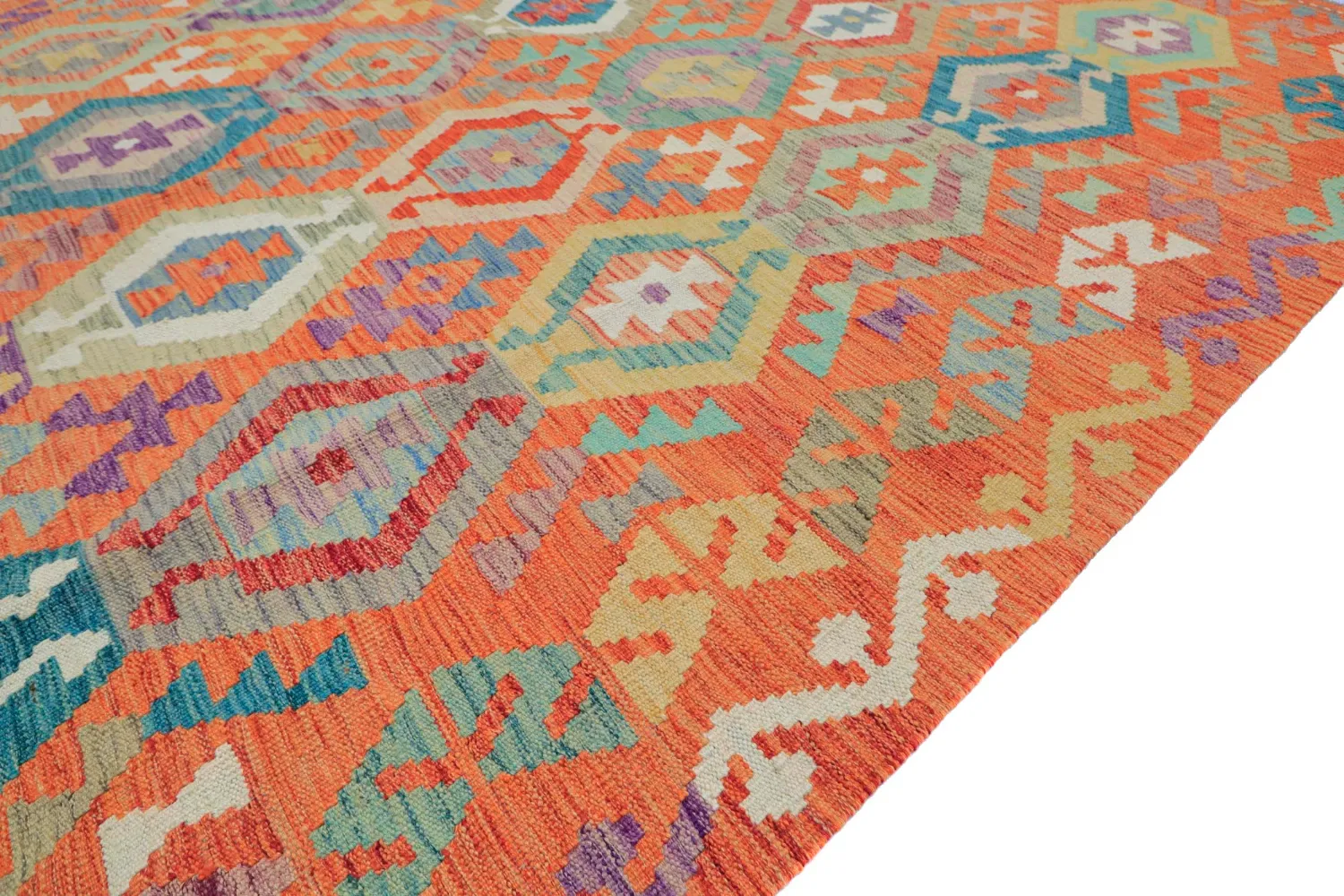 Orientalsk Tæppe - Vegi Kelim Hand Woven - 183 x 240 cm