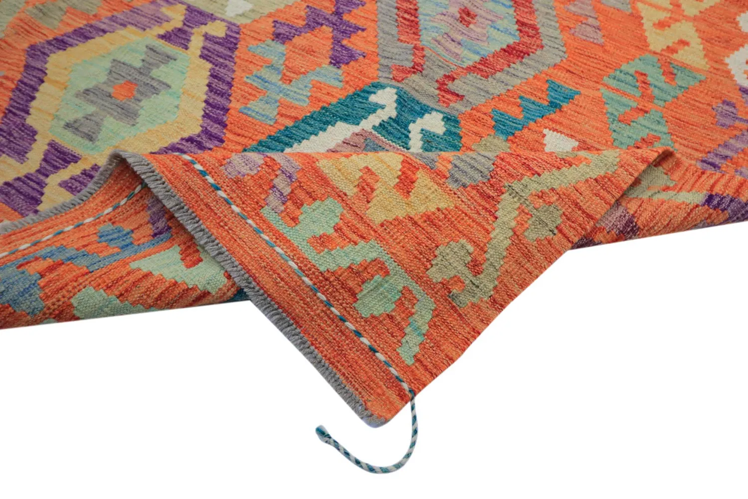 Orientalsk Tæppe - Vegi Kelim Hand Woven - 183 x 240 cm