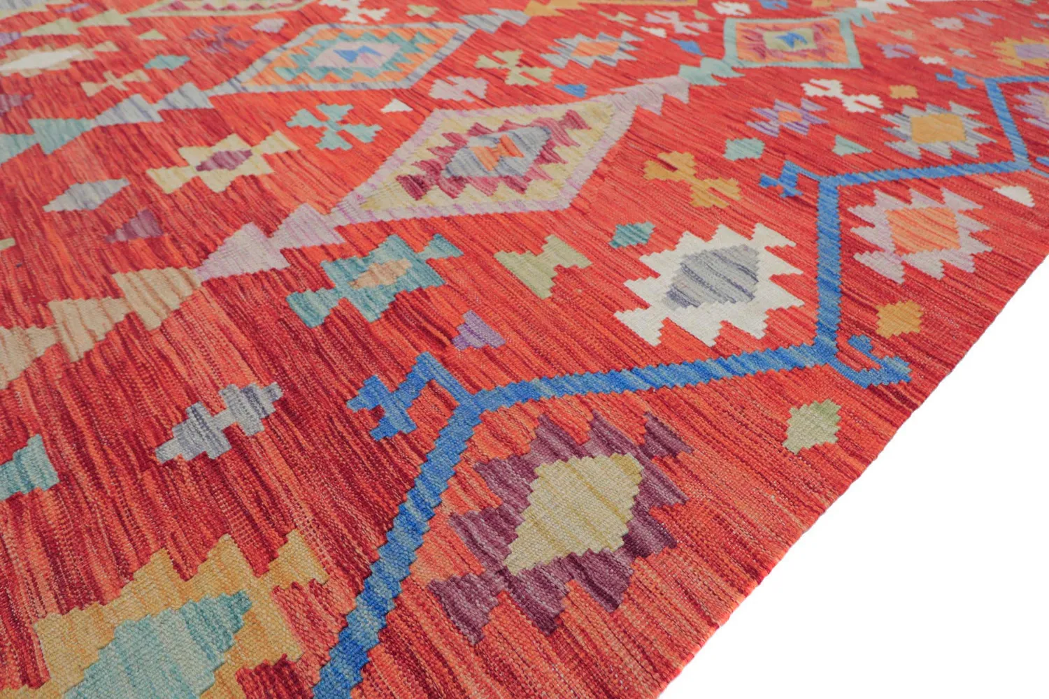 Orientalsk Tæppe - Vegi Kelim Hand Woven - 201 x 300 cm
