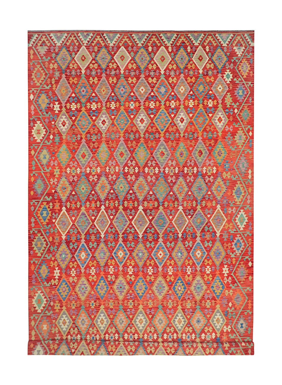 Orientalsk Tæppe - Vegi Kelim Hand Woven - 303 x 491 cm