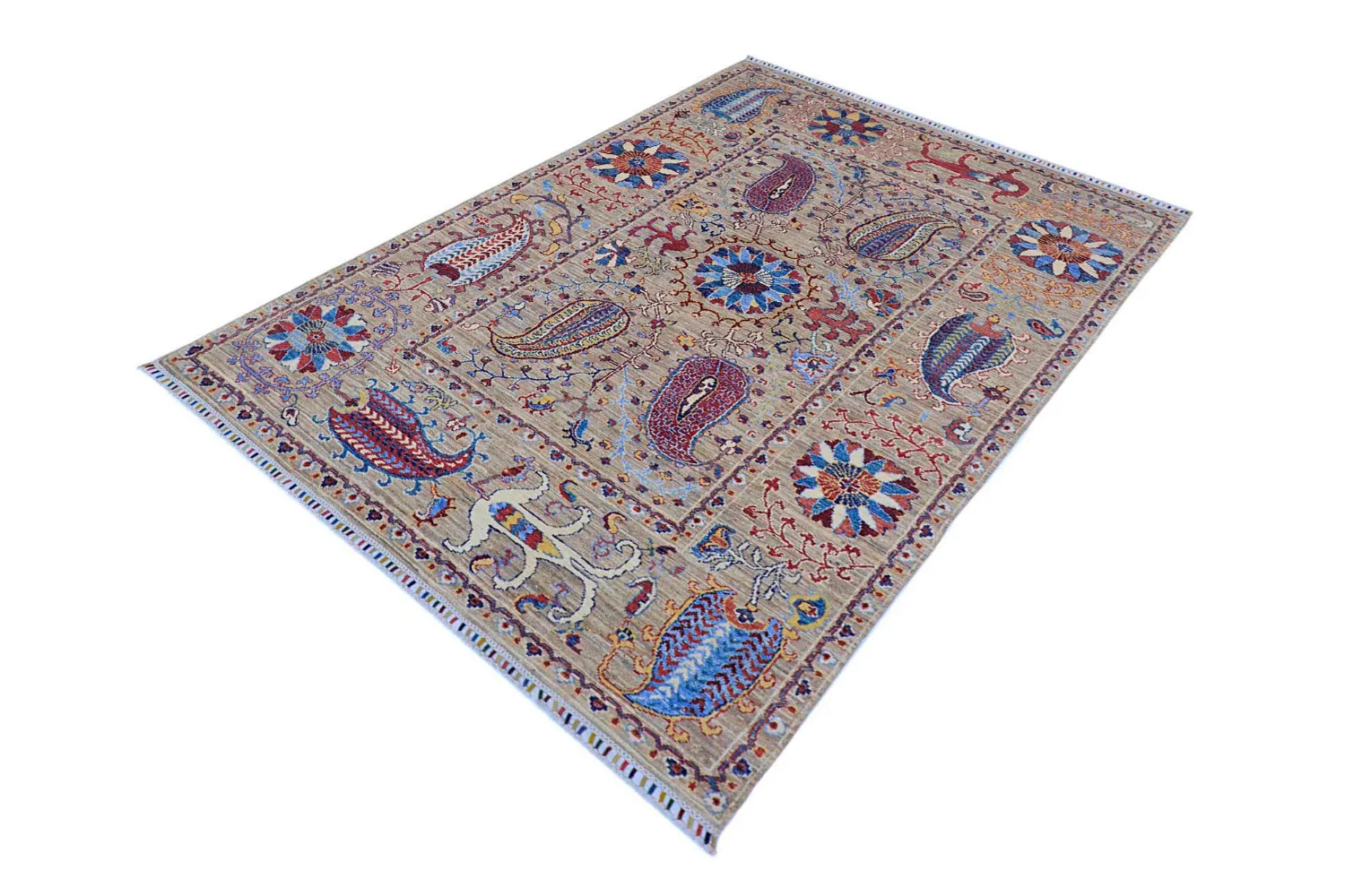 Orientalsk Tæppe - Chaman Rug Hand Knotted - 163 x 236 cm