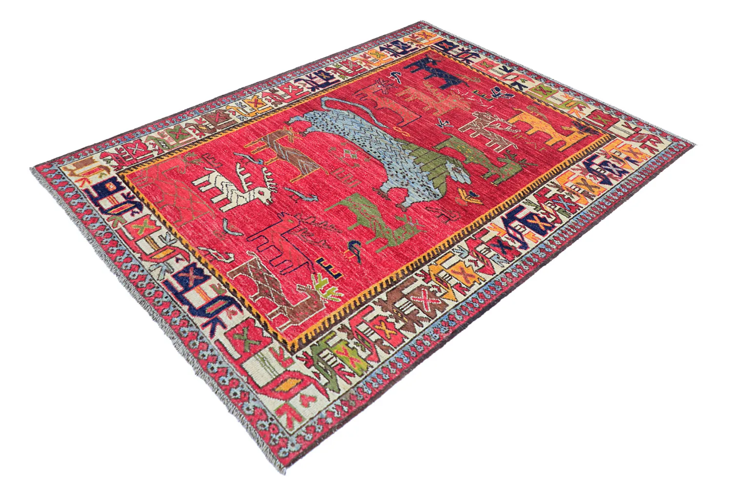 Orientalsk Tæppe - Tribal Hand Knotted - 148 x 199 cm