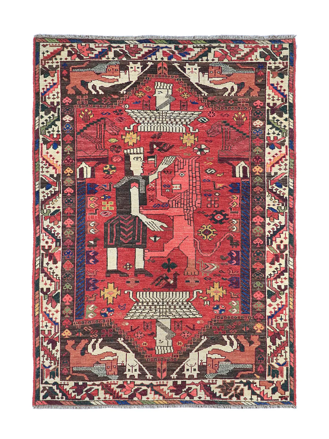 Orientalsk Tæppe - Tribal Hand Knotted - 154 x 221 cm