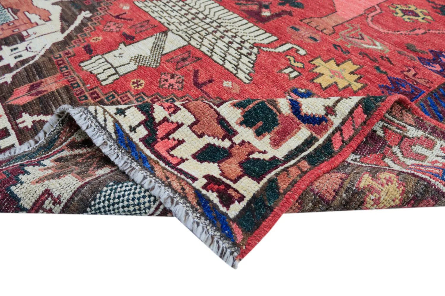 Orientalsk Tæppe - Tribal Hand Knotted - 154 x 221 cm