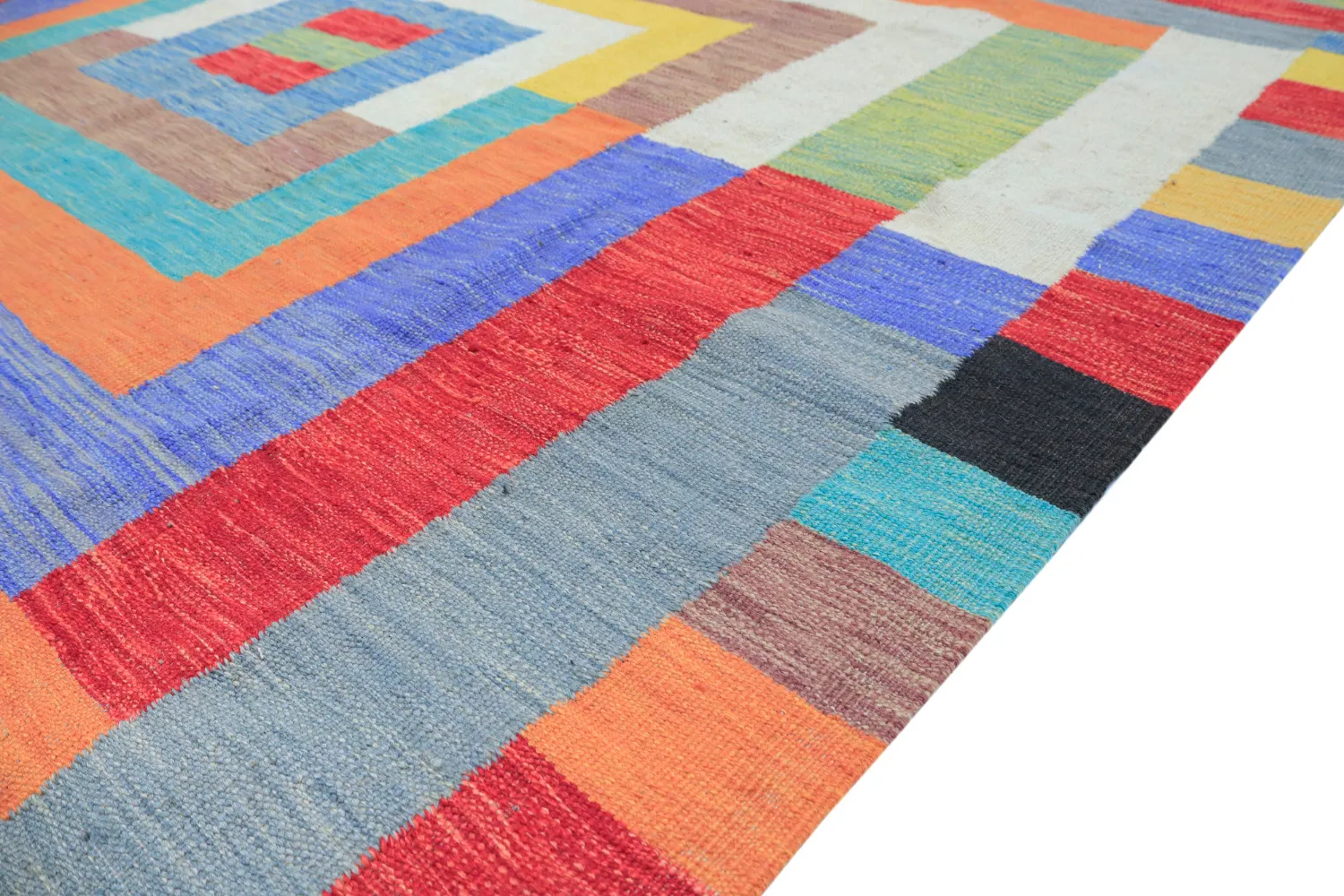 Orientalsk Tæppe - Kelim Hand Woven - 205 x 299 cm