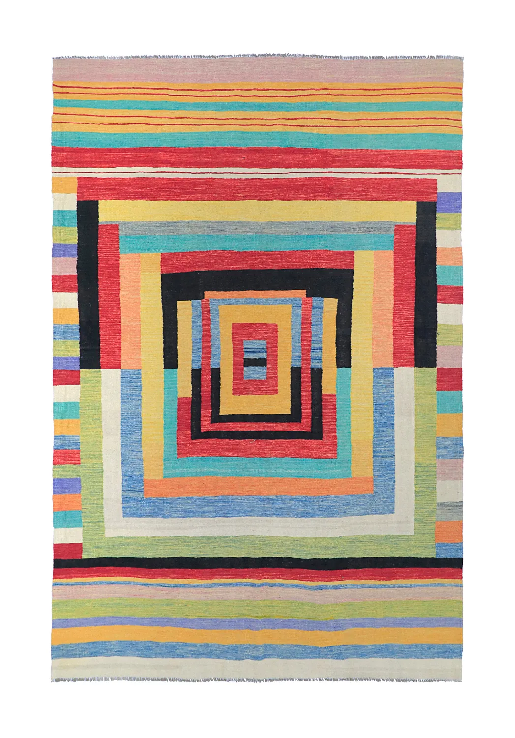 Orientalsk Tæppe - Kelim Hand Woven - 201 x 299 cm