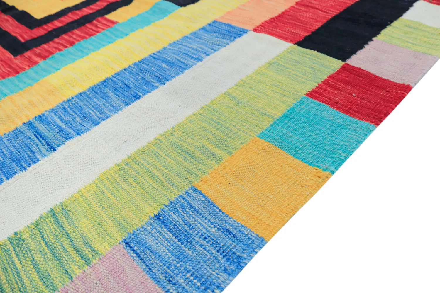 Orientalsk Tæppe - Kelim Hand Woven - 201 x 299 cm