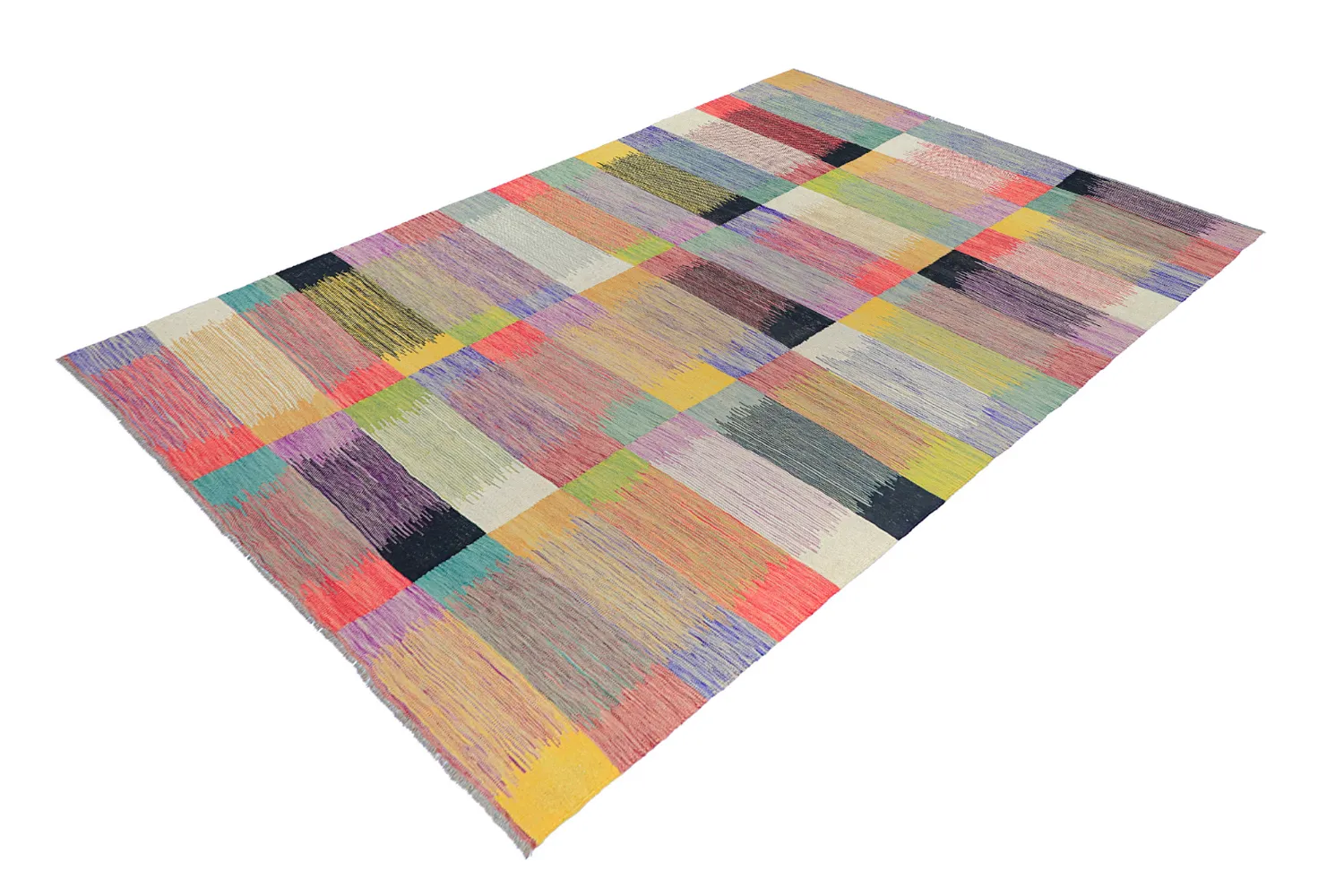 Orientalsk Tæppe - Kelim Hand Woven - 196 x 300 cm