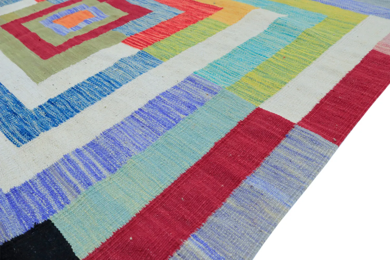 Orientalsk Tæppe - Kelim Hand Woven - 172 x 244 cm