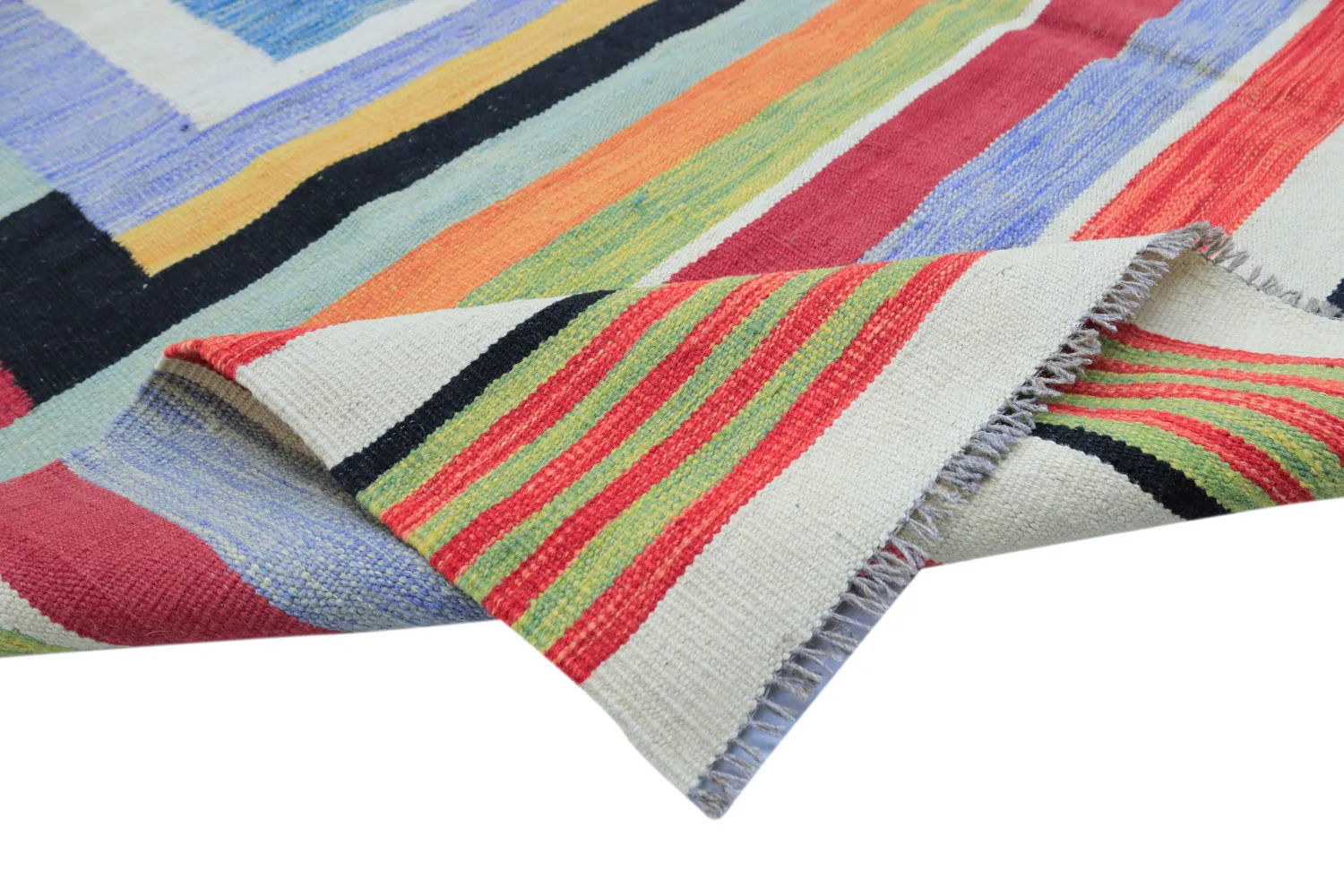Orientalsk Tæppe - Kelim Hand Woven - 172 x 244 cm