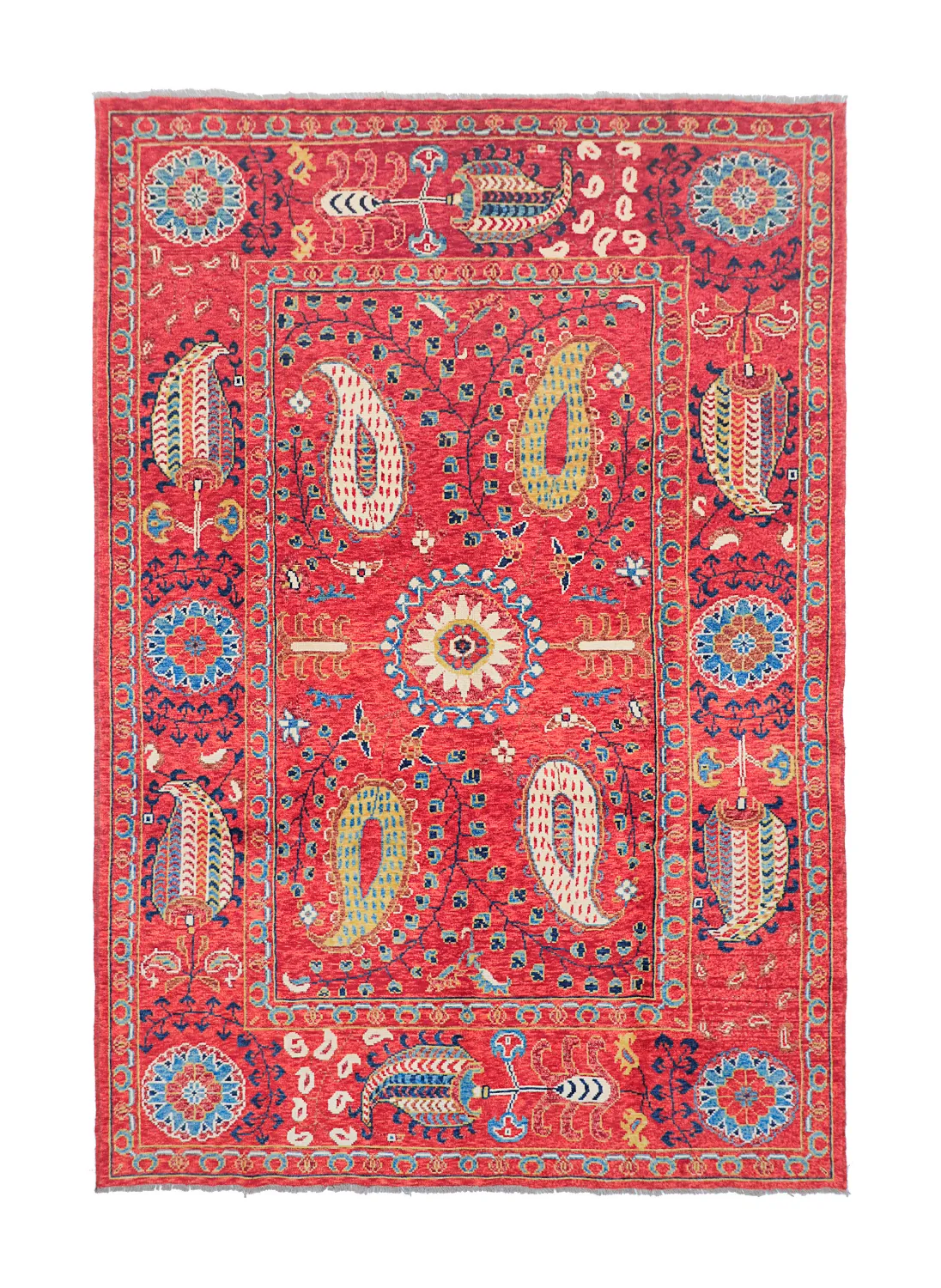 Orientalsk Tæppe - Suzani Hand Knotted - 200 x 300 cm