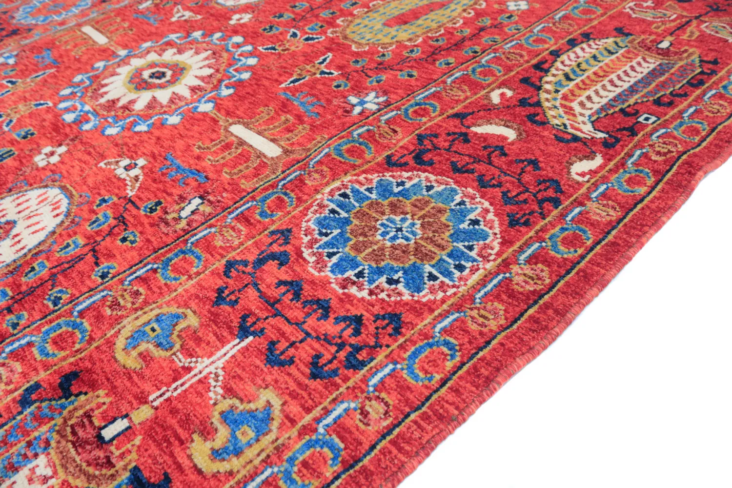 Orientalsk Tæppe - Suzani Hand Knotted - 200 x 300 cm