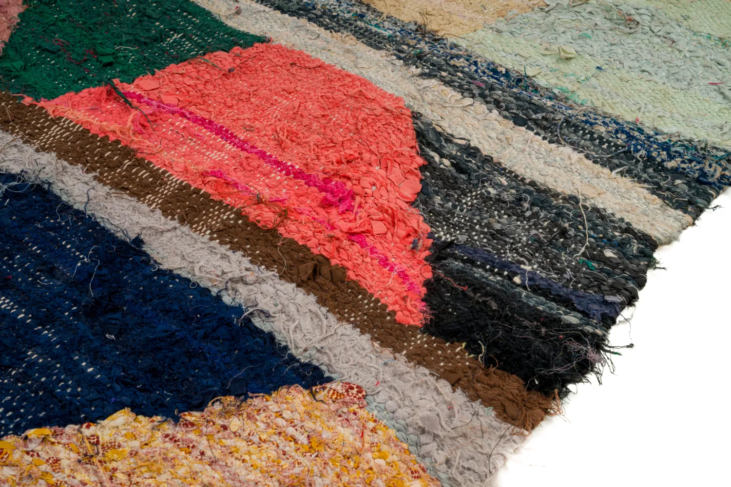 Marokkansk berber tæppe Boucherouite 135 x 270 cm