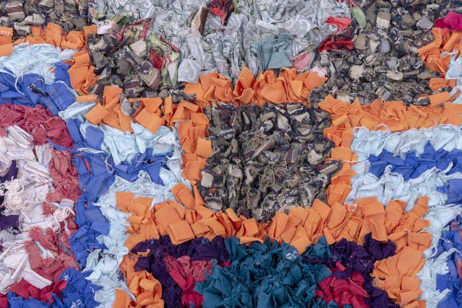 Marokkansk berber tæppe Boucherouite 200 x 125 cm