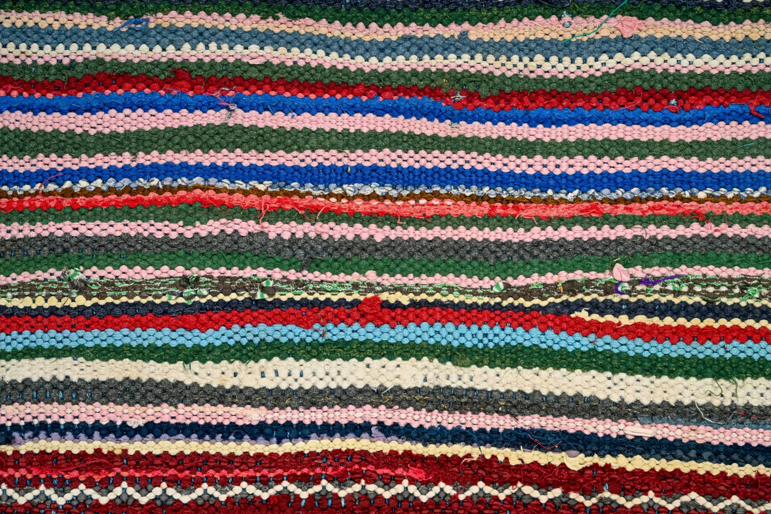 Marokkansk berber tæppe Boucherouite 150 x 340 cm