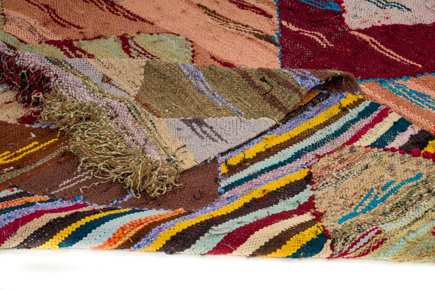 Marokkansk berber tæppe Boucherouite 160 x 295 cm