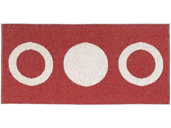 Plasttæpper - Horredstæppet Circle (rød)