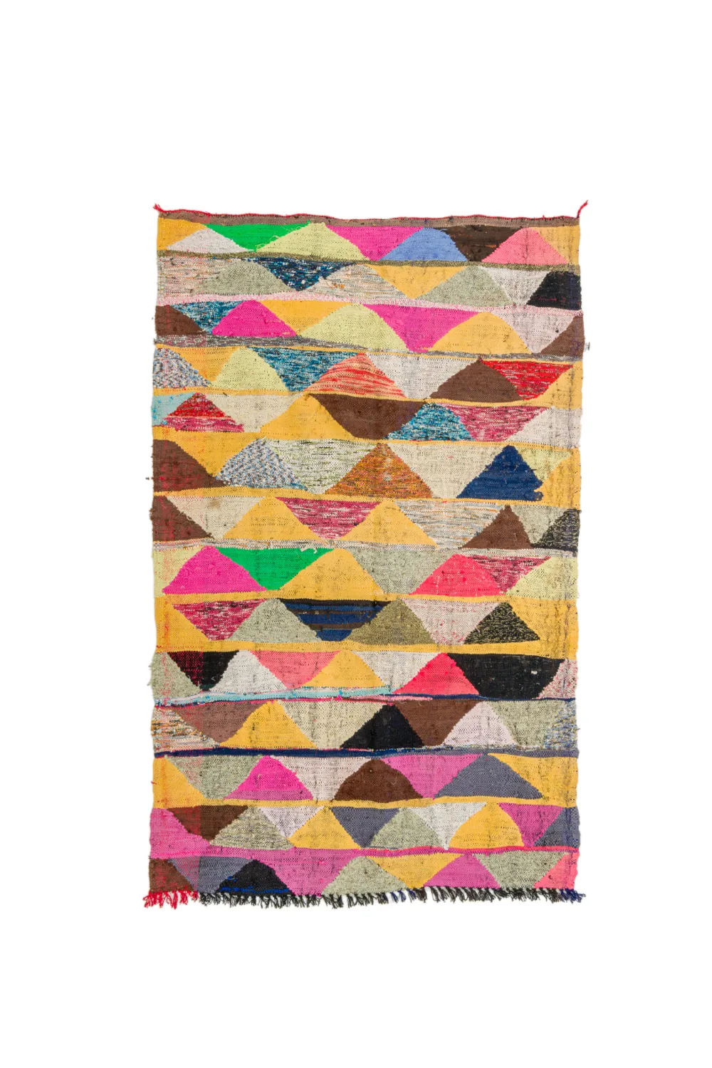 Marokkansk berber tæppe Boucherouite 140 x 230 cm