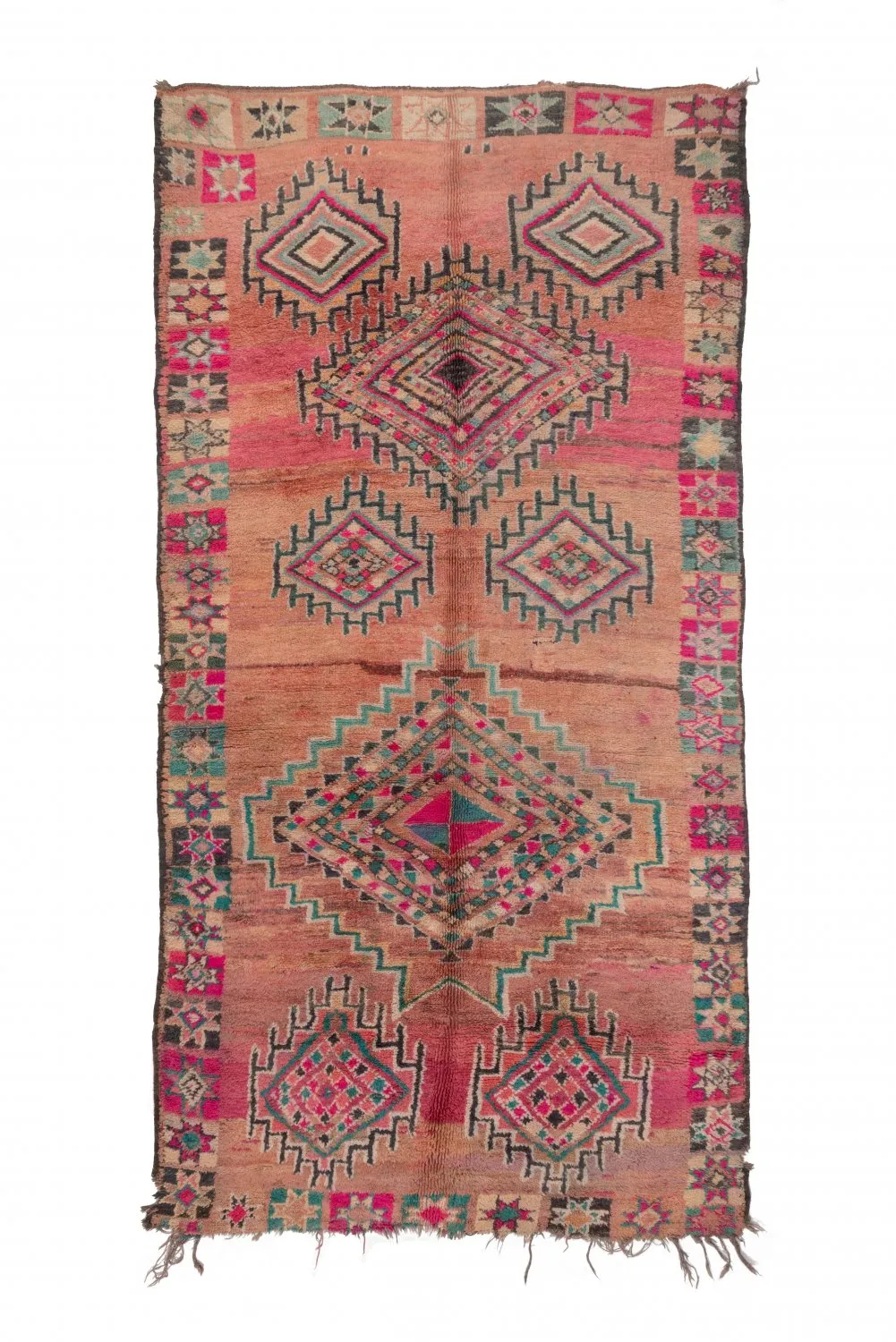 Kelimtæppe Marokkansk berber tæppe Azilal 385 x 200 cm