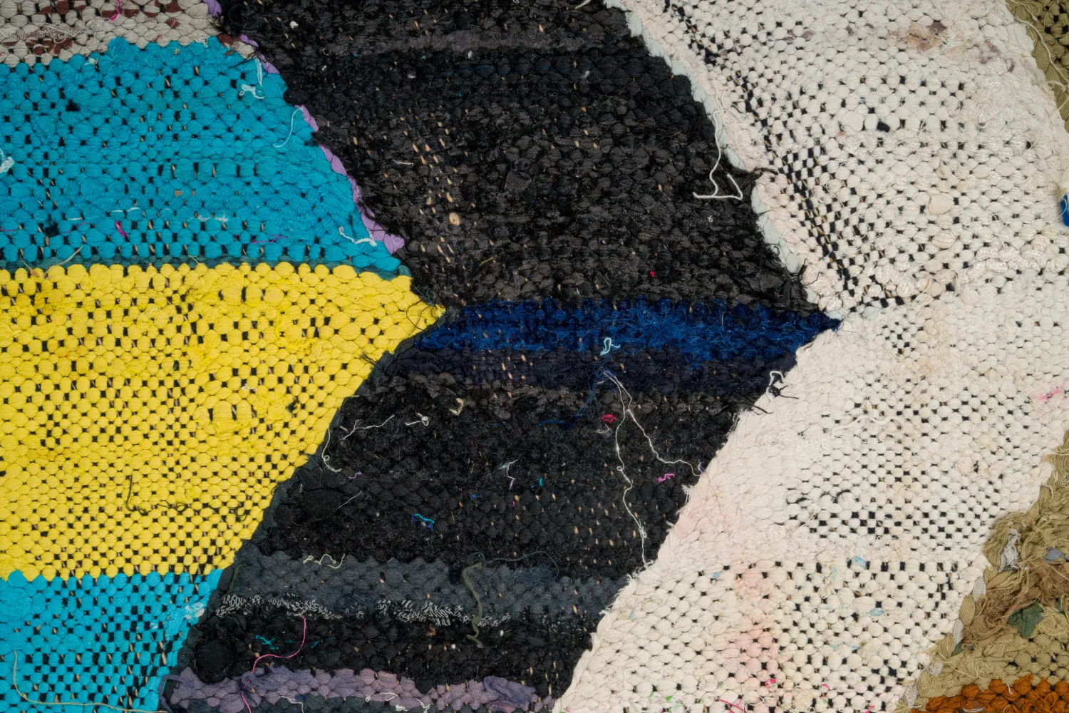 Marokkansk berber tæppe Boucherouite 130 x 220 cm