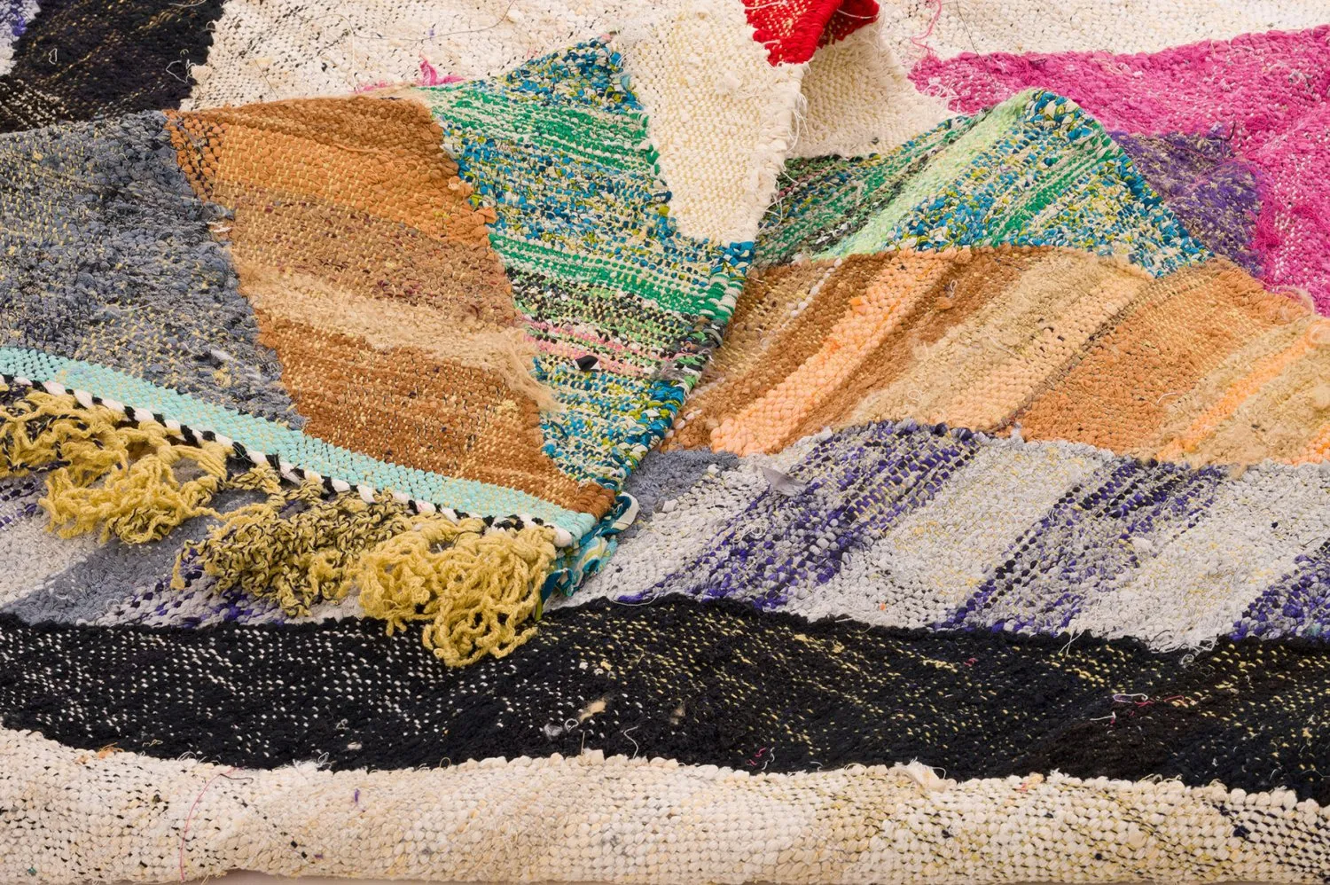 Marokkansk berber tæppe Boucherouite 155 x 285 cm