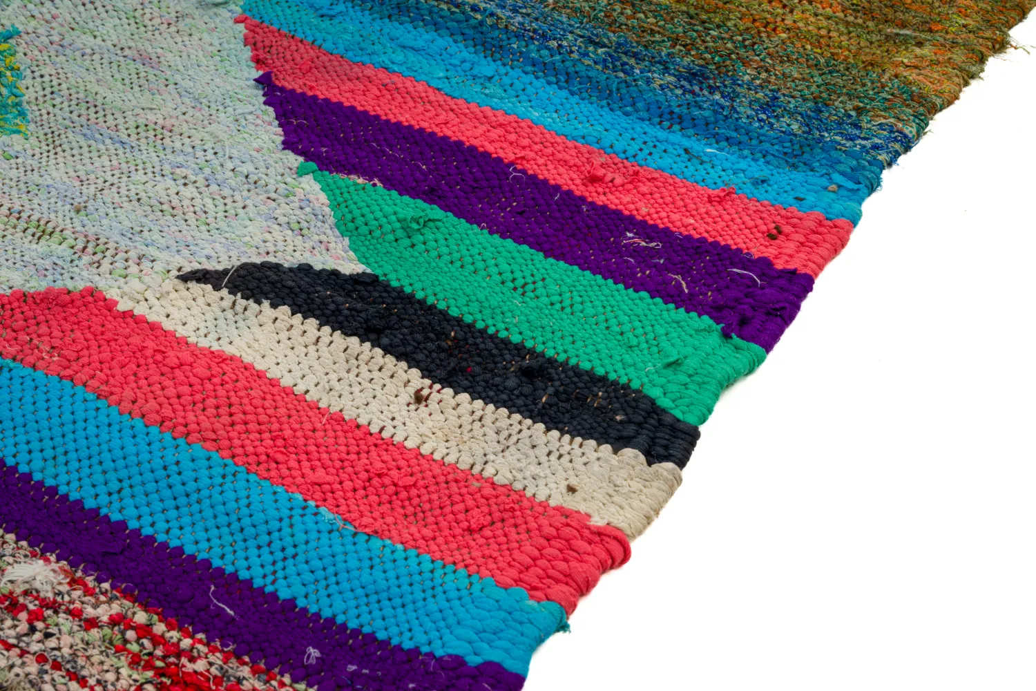 Marokkansk berber tæppe Boucherouite 130 x 230 cm