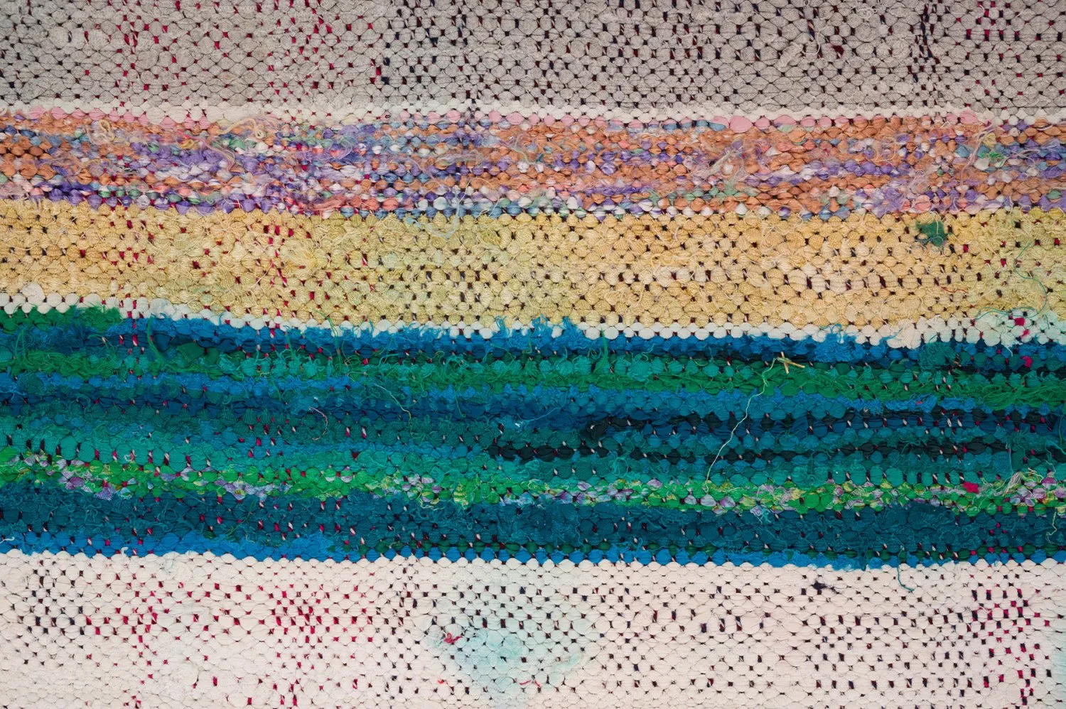 Marokkansk berber tæppe Boucherouite 145 x 295 cm