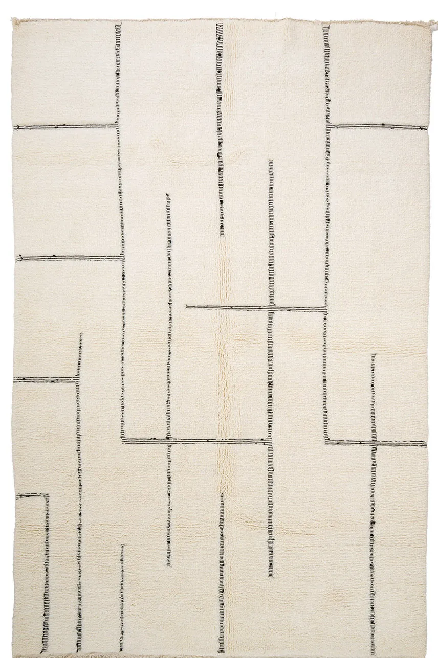 Kelimtæppe Marokkansk berber Beni Ouarain 200 x 315 cm