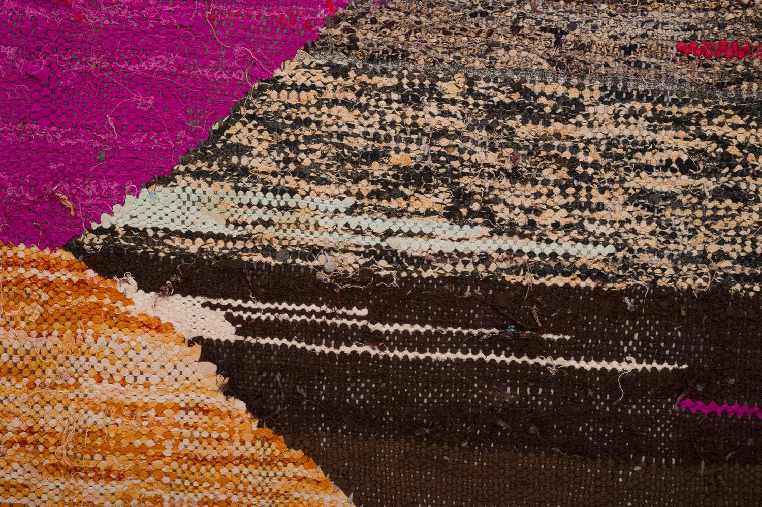 Marokkansk berber tæppe Boucherouite 130 x 275 cm