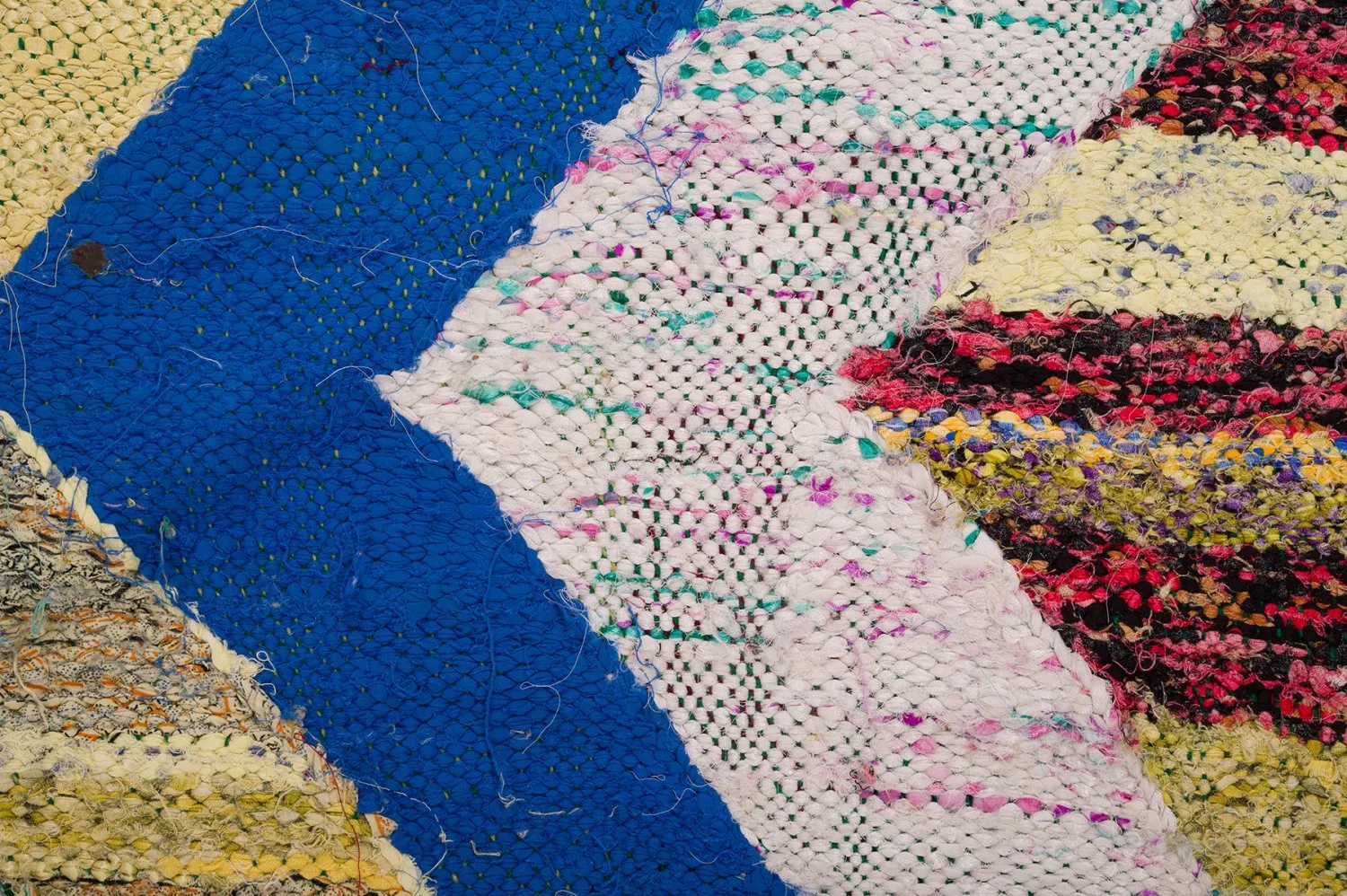 Marokkansk berber tæppe Boucherouite 130 x 275 cm