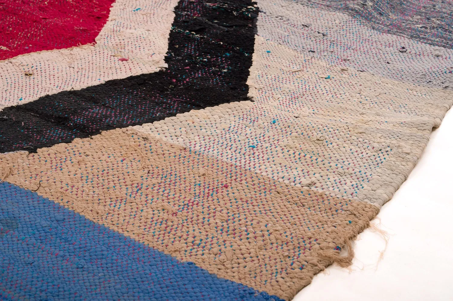 Marokkansk berber tæppe Boucherouite 145 x 265 cm