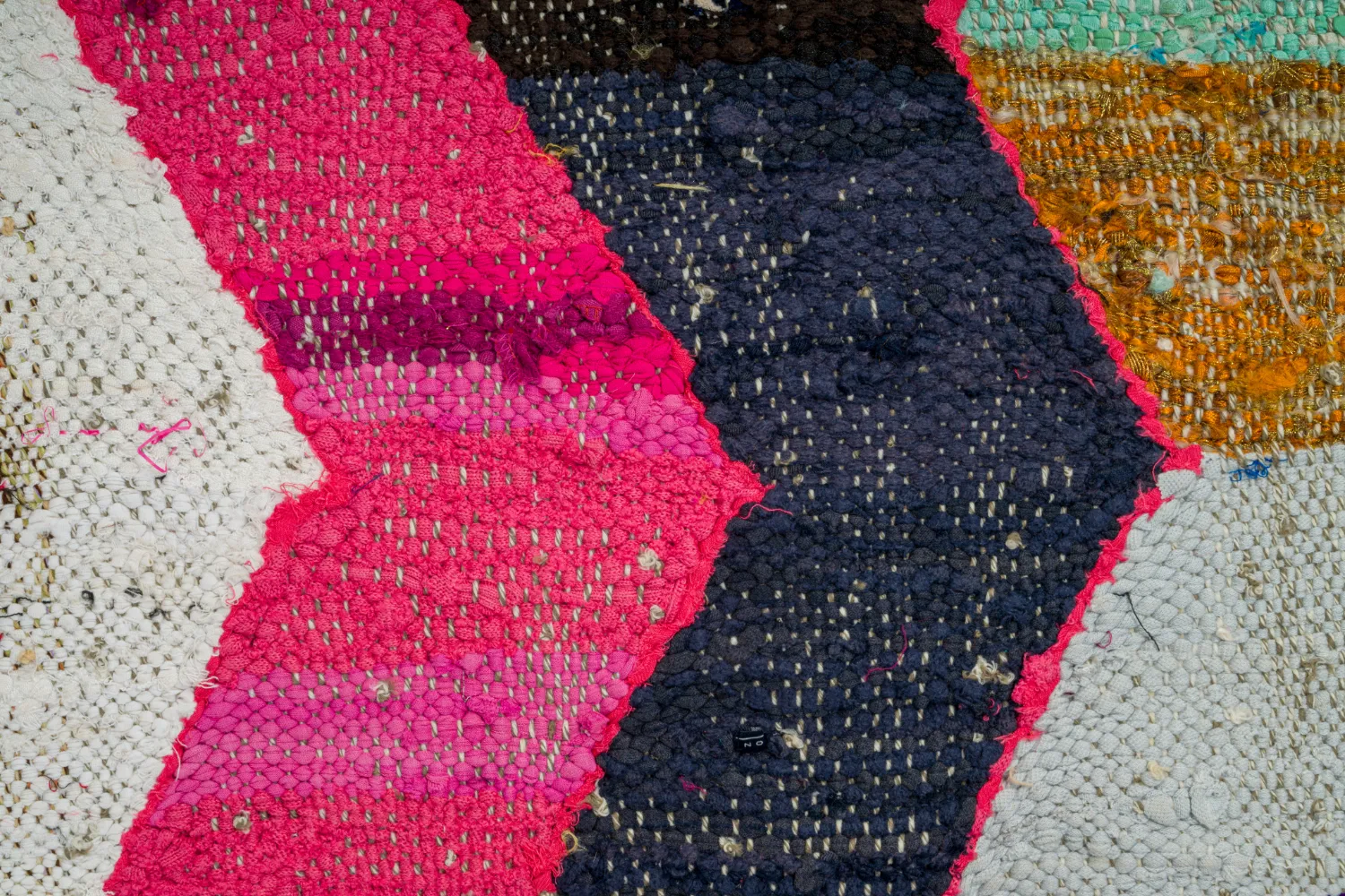 Marokkansk berber tæppe Boucherouite 150 x 255 cm